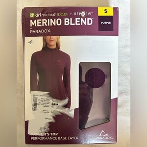 Paradox Merino Blend Top in Deep Purple